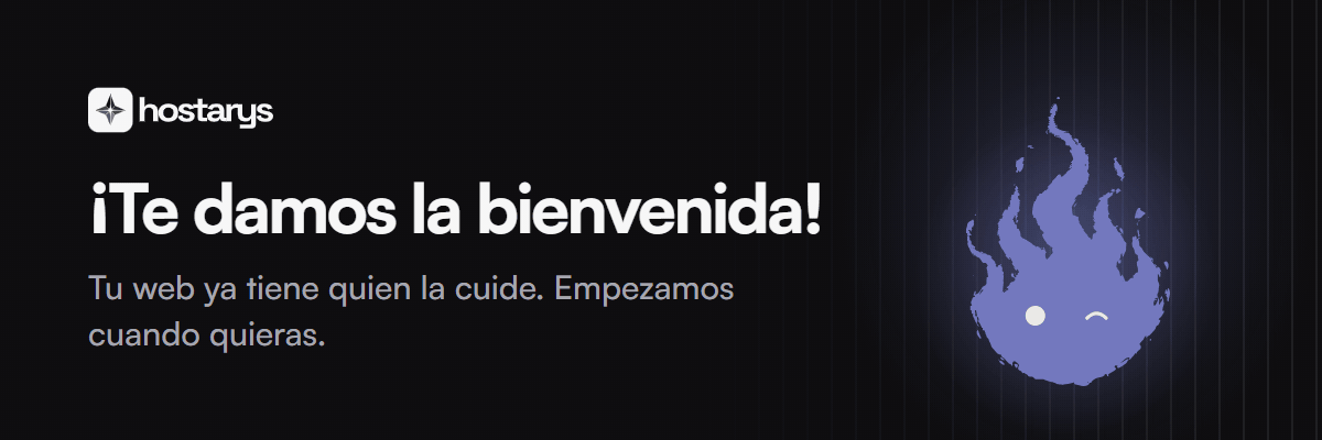 ¡Te damos la bienvenida! (oscuro)